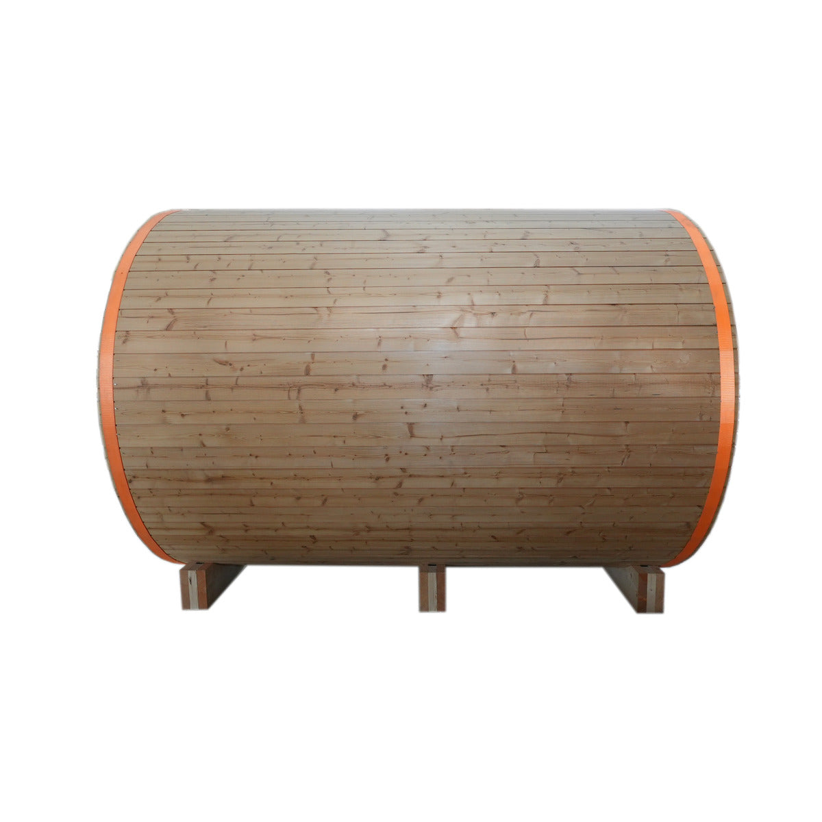 Classic Barrel Sauna | Glass Front & Back Design
