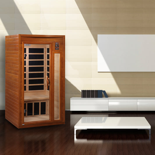 Dynamic Barcelona Elite Edition 1-2 Person Ultra Low EMF Infrared Sauna – DYN-6106-01 Elite