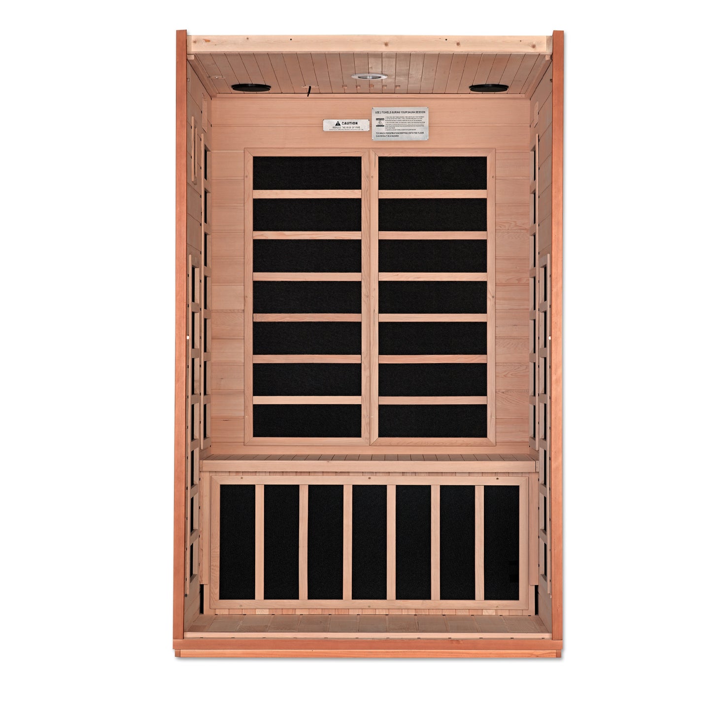 Golden Designs Cordoba Elite 2 Person Low EMF Infrared Sauna – DYN-6203-01 Elite