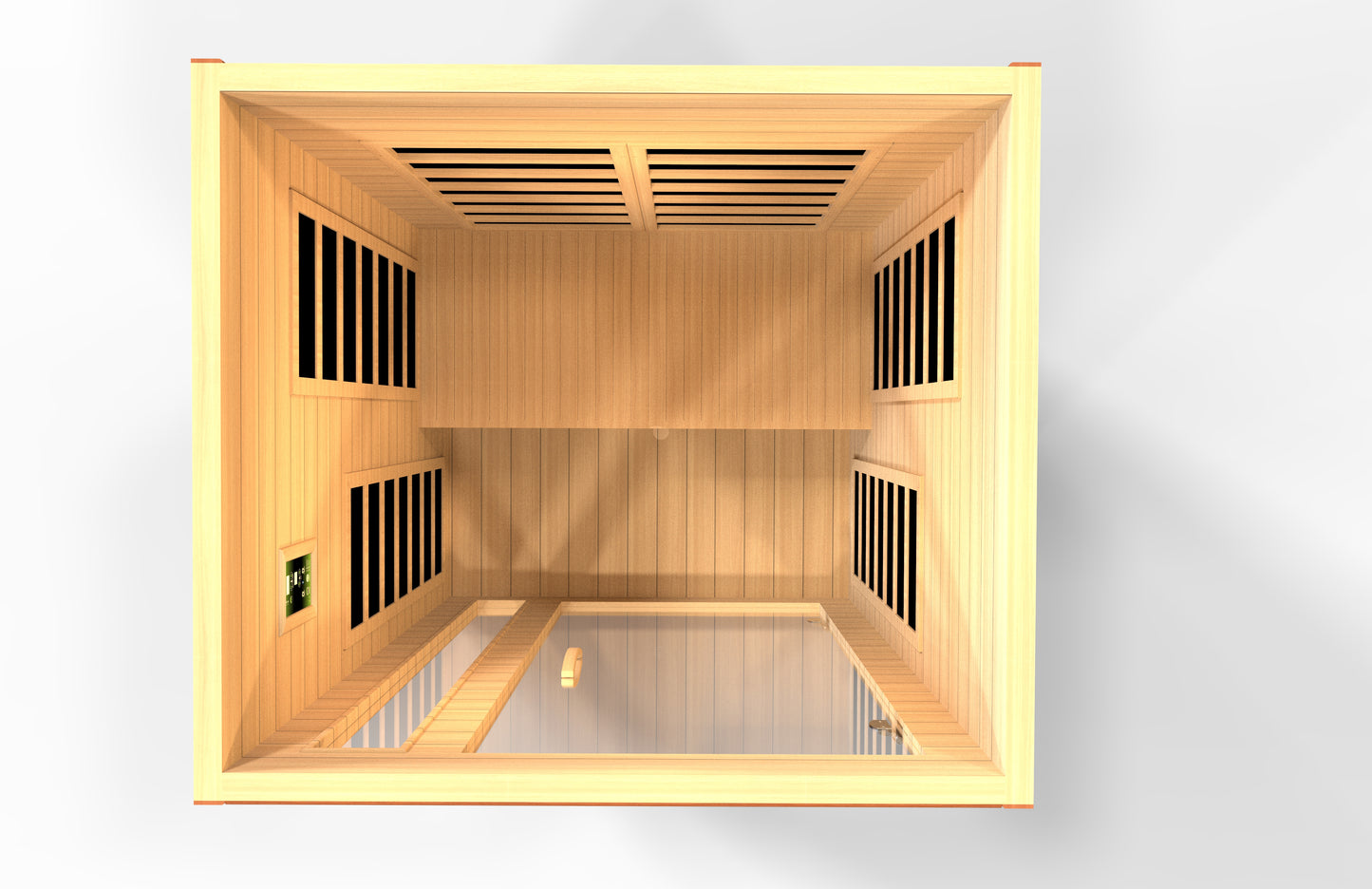 Golden Designs Cordoba Elite 2 Person Low EMF Infrared Sauna – DYN-6203-01 Elite