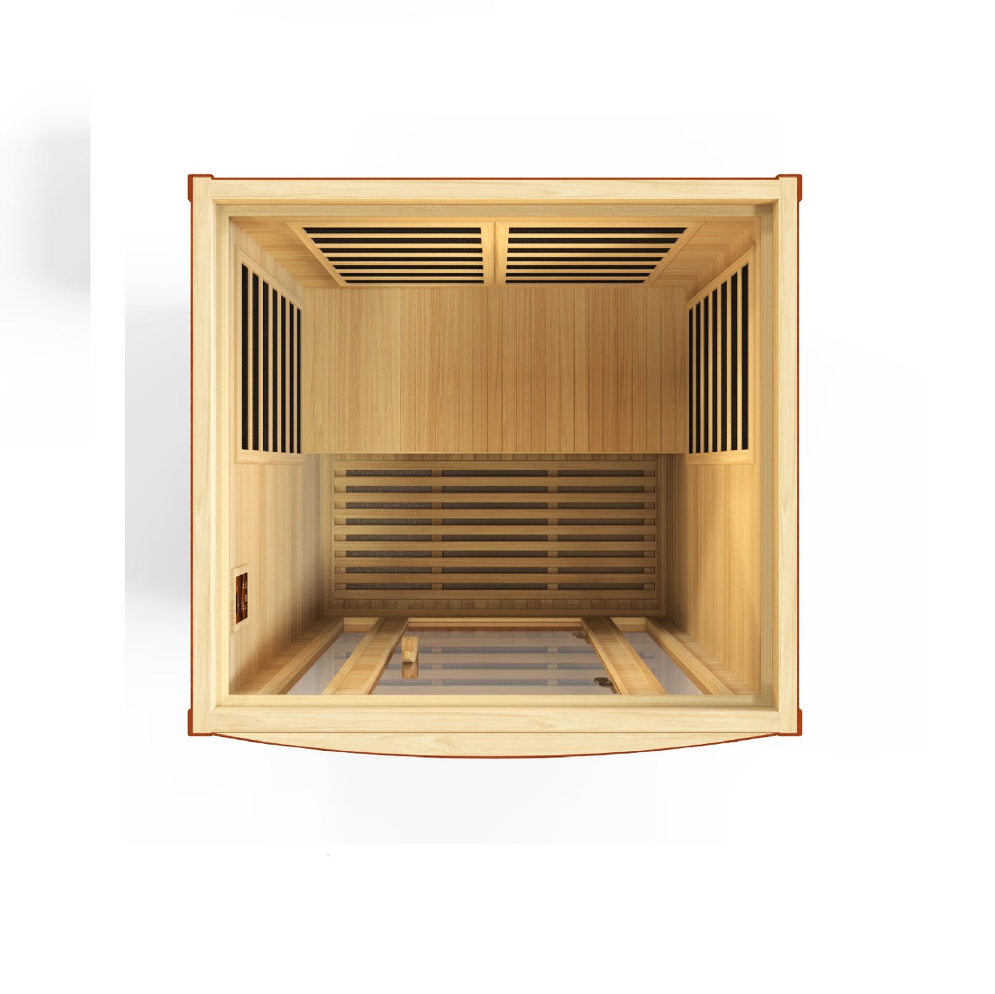 Golden Designs San Marino Elite 2 Person Ultra Low EMF Infrared Sauna – DYN-6206-01 Elite