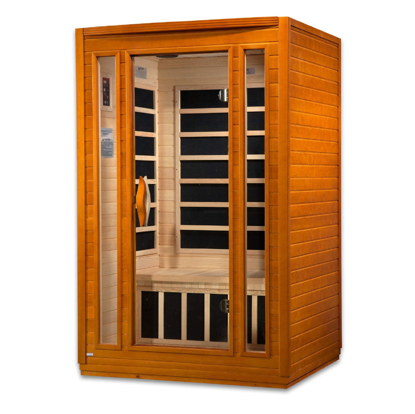 Golden Designs San Marino Elite 2 Person Ultra Low EMF Infrared Sauna – DYN-6206-01 Elite
