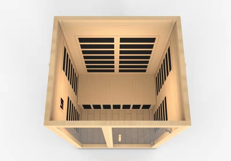 Santiago 2 Person Low EMF Infrared Sauna – DYN-6209-01