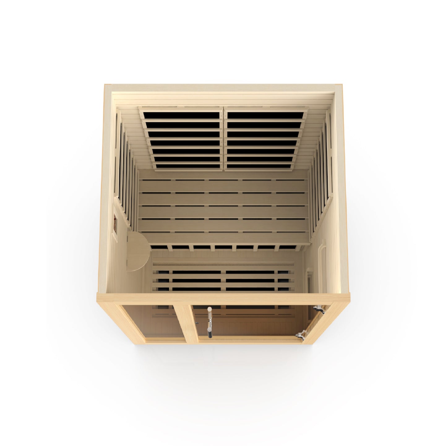 Golden Designs DYN-6215-02 Elite 2 Person Ultra Low EMF Infrared Sauna