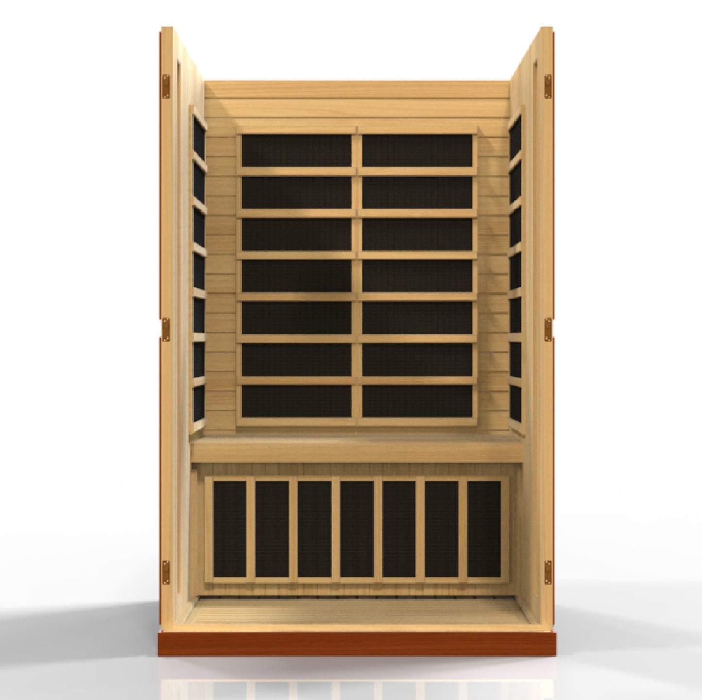 Golden Designs Vittoria 2 Person Low EMF Infrared Sauna – DYN-6220-01