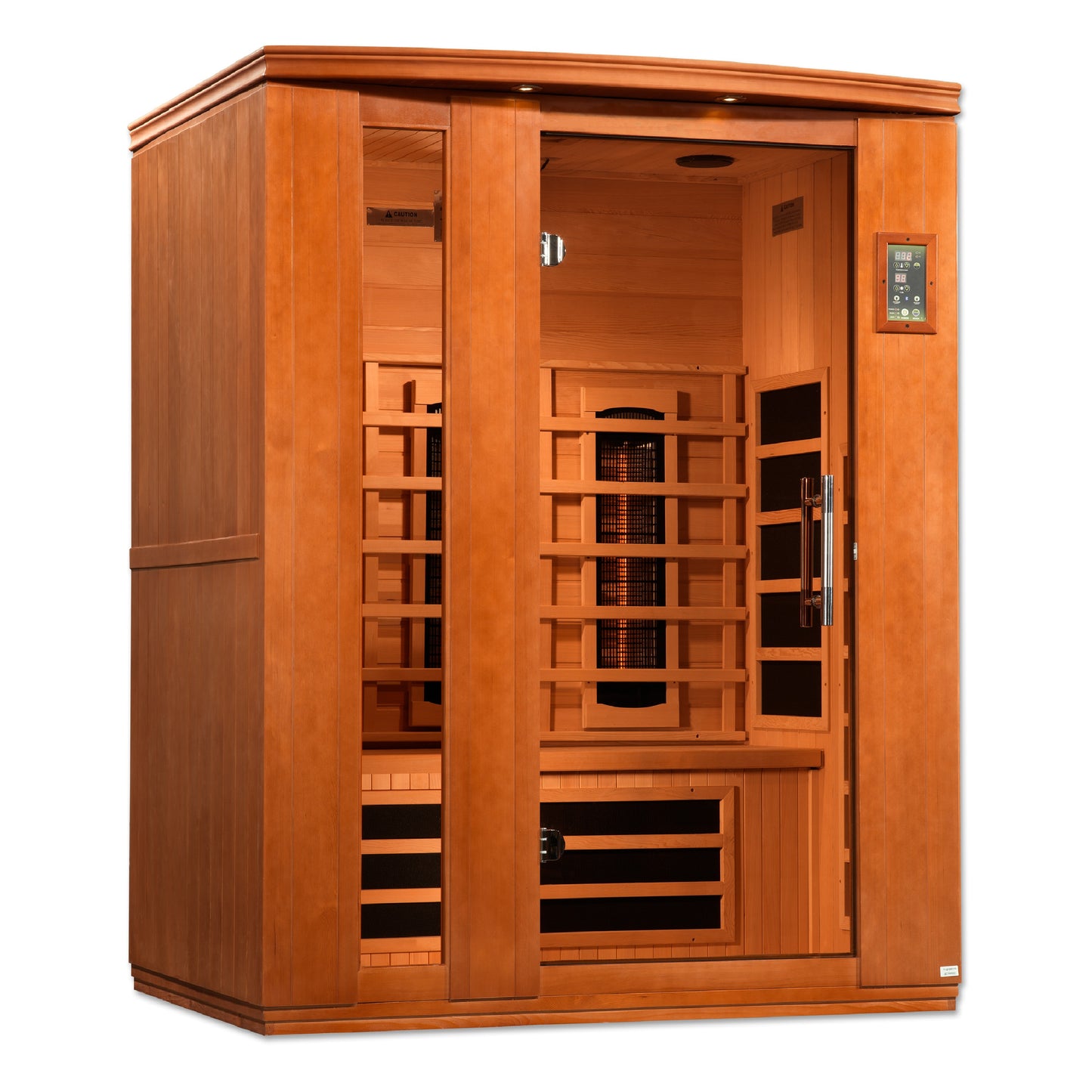 Lugano 3 Person Full Spectrum Infrared Sauna – DYN-6336-03 FS
