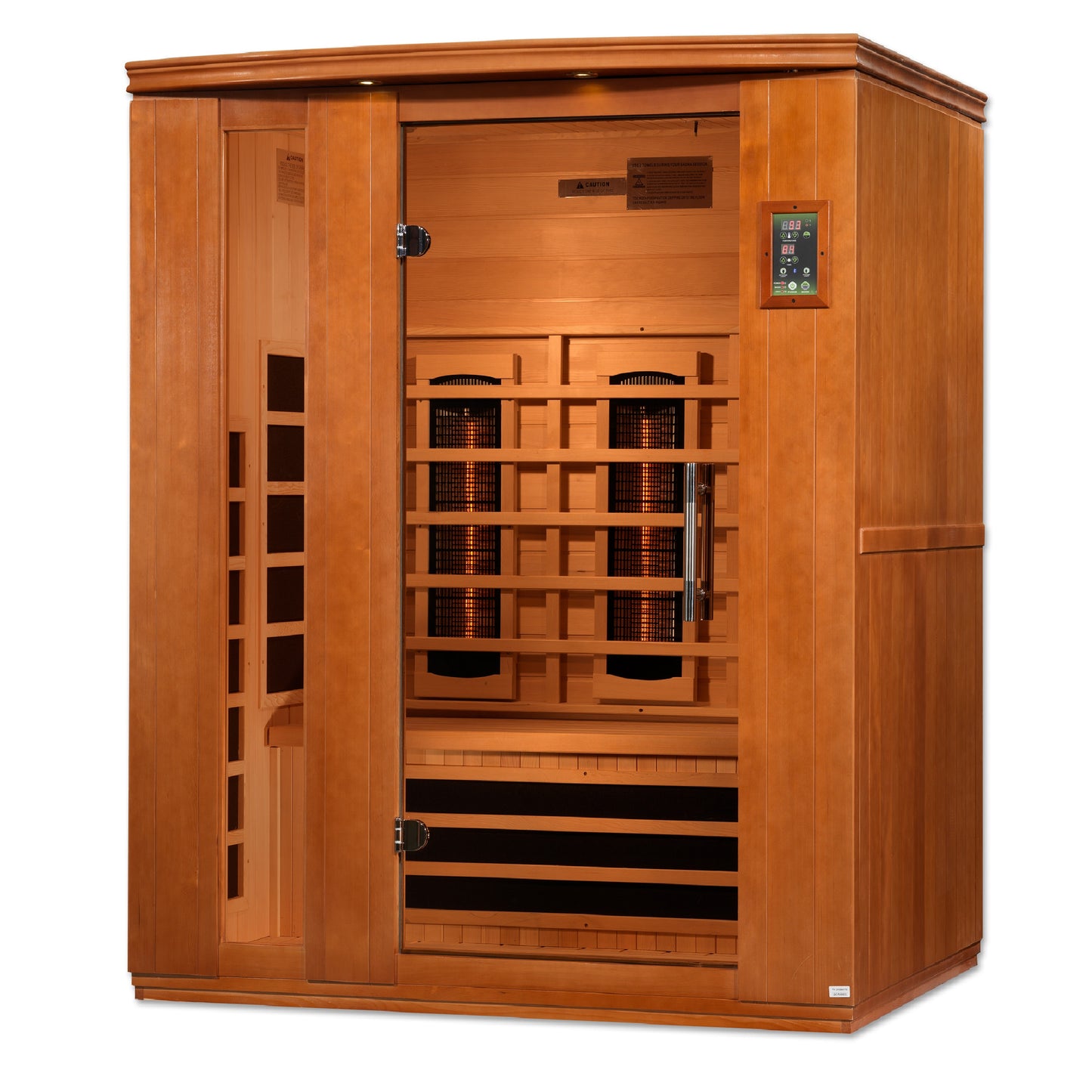 Lugano 3 Person Full Spectrum Infrared Sauna – DYN-6336-03 FS
