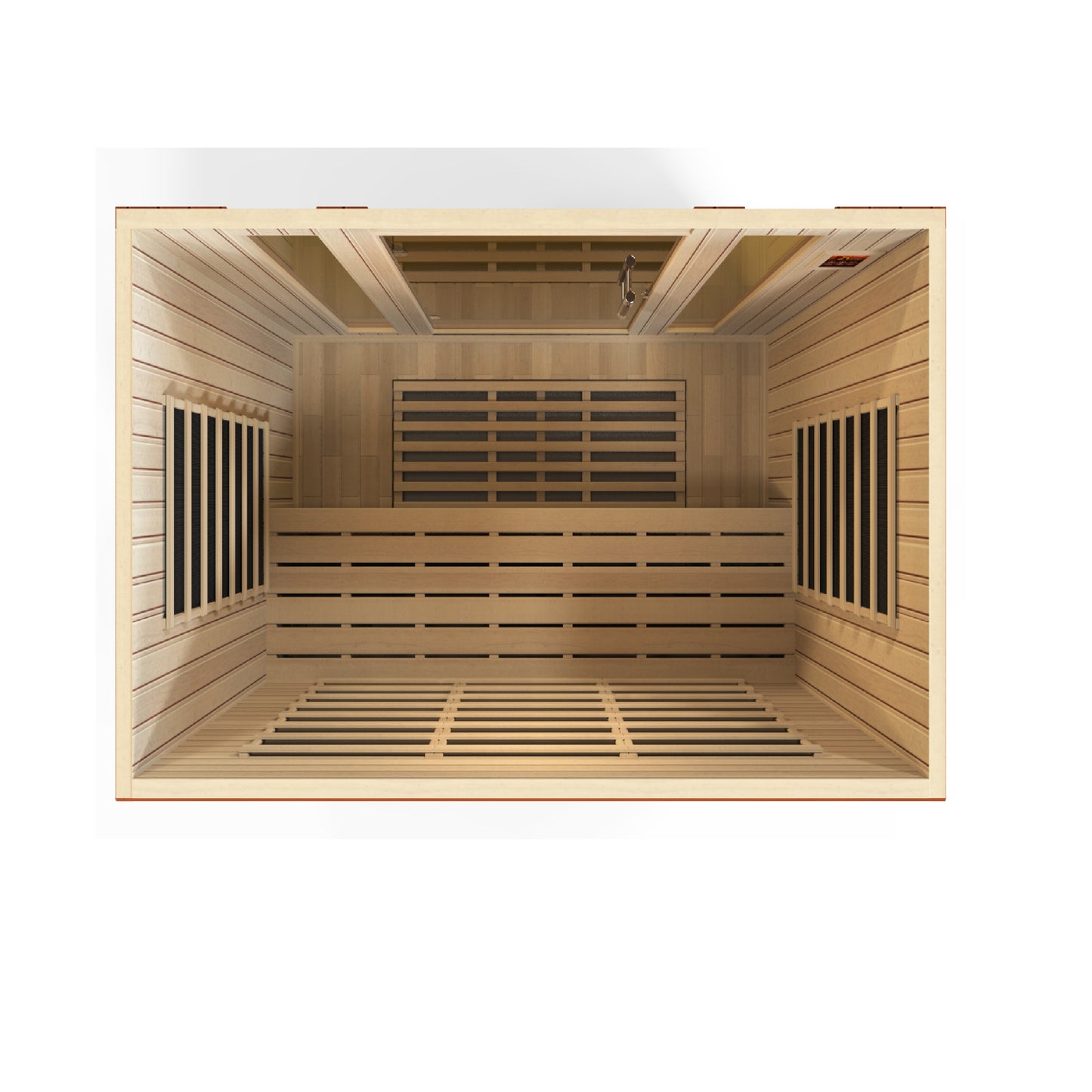 Golden Designs Bergamo 4 Person Low EMF Infrared Sauna – DYN-6440-01