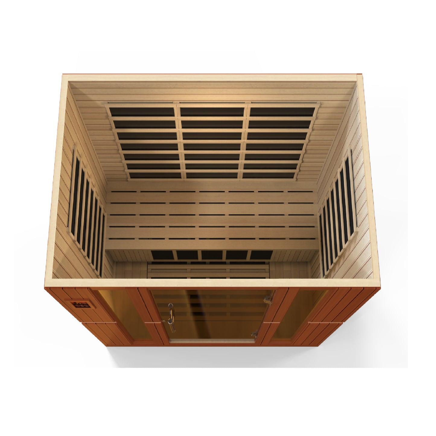 Golden Designs Bergamo 4 Person Low EMF Infrared Sauna – DYN-6440-01