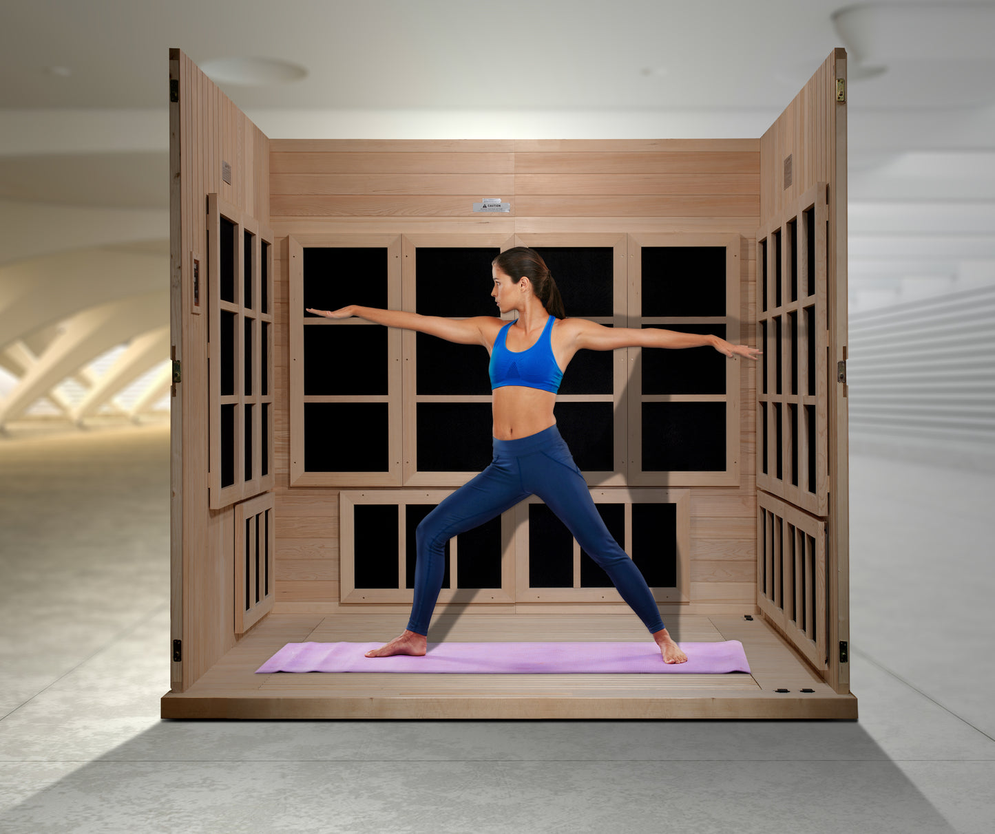 Golden Designs Catalonia 8 Person Ultra Low EMF Infrared Sauna – GDI-6880-02