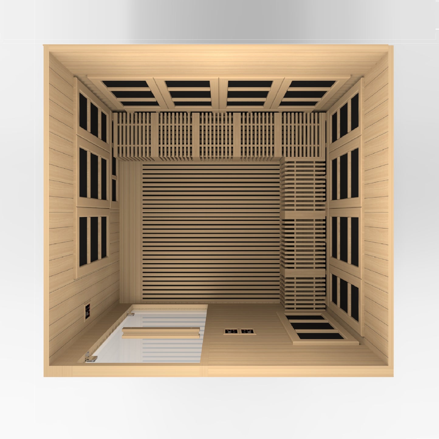 Golden Designs Catalonia 8 Person Ultra Low EMF Infrared Sauna – GDI-6880-02