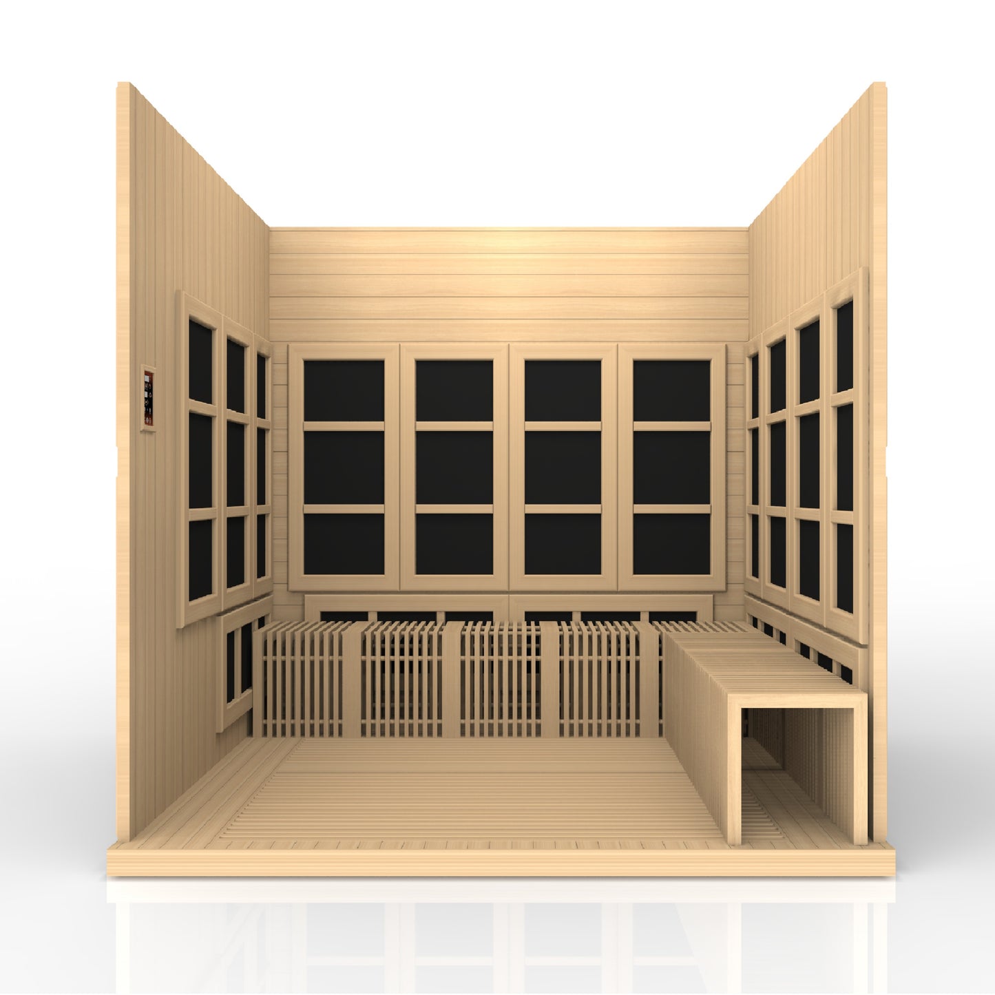 Golden Designs Catalonia 8 Person Ultra Low EMF Infrared Sauna – GDI-6880-02