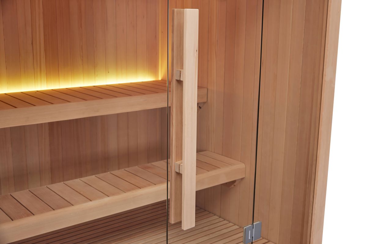 Traditional Sauna with MXD2022 Control & 8kW Harvia Stove