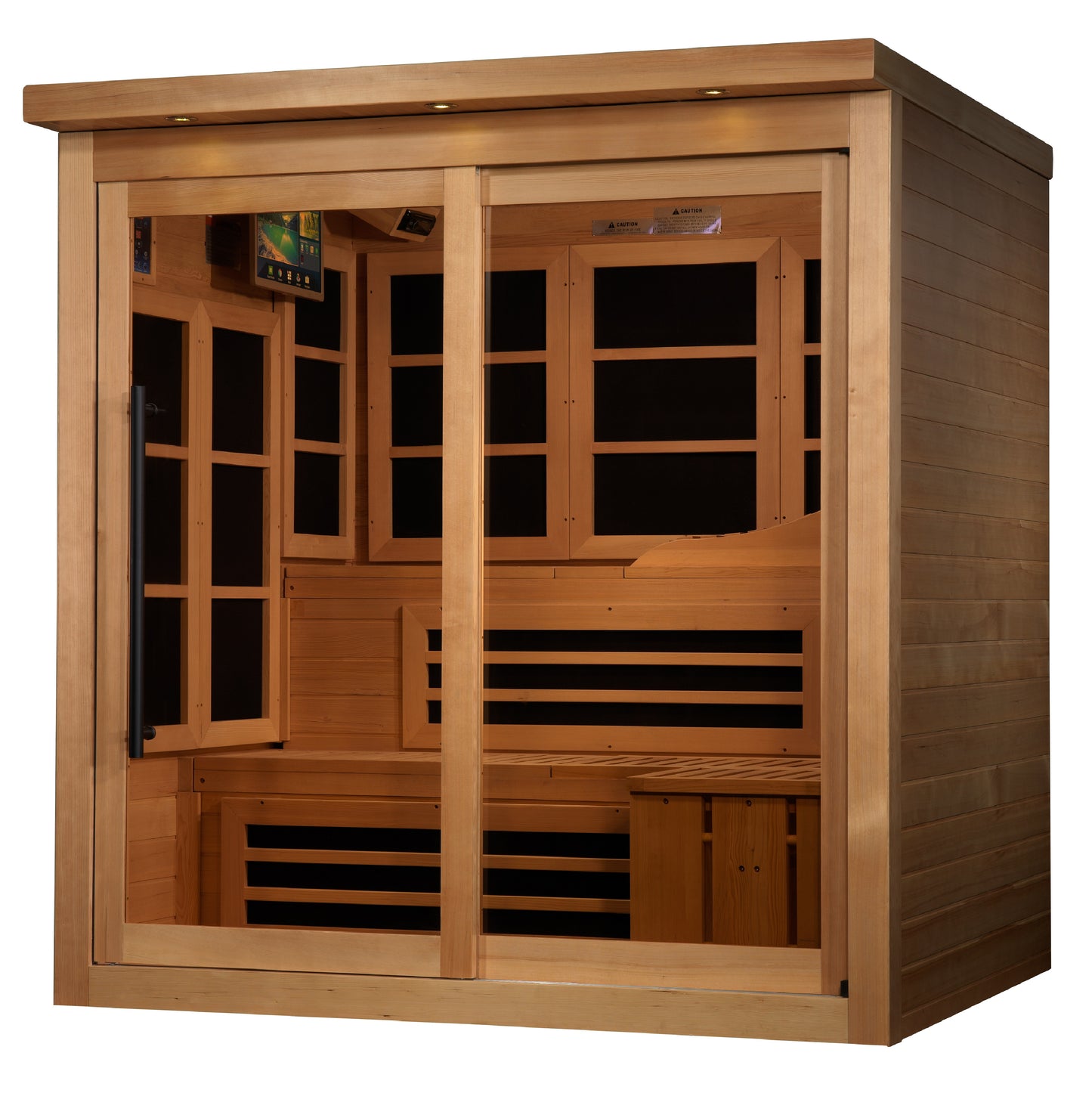 Golden Designs 6 Person Near Zero EMF Infrared Sauna – GDI-6996-02