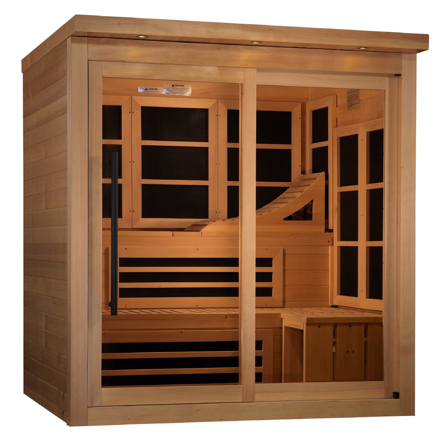 Golden Designs 6 Person Near Zero EMF Infrared Sauna – GDI-6996-02