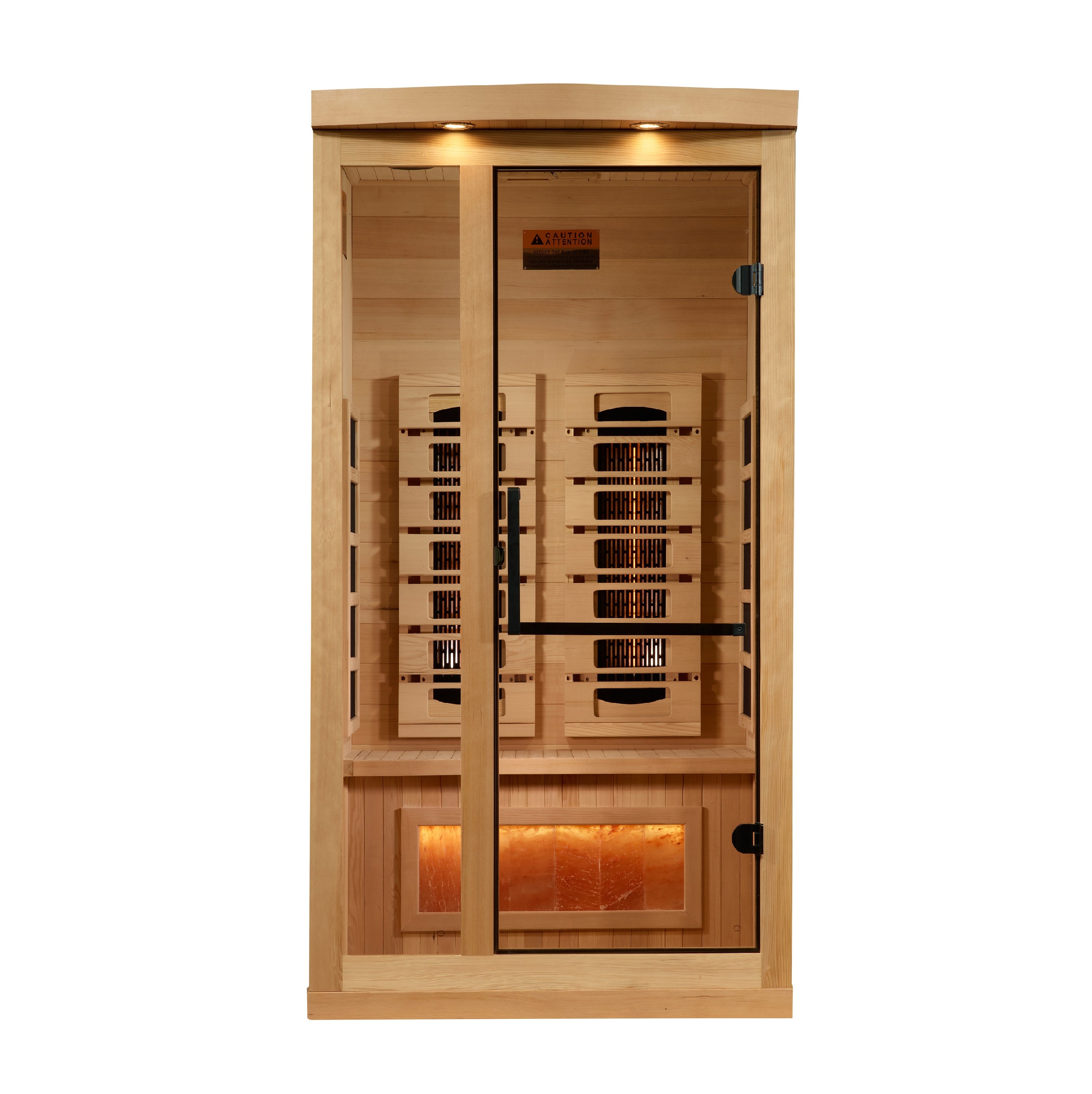 Golden Designs Reserve Edition 1 Person Full-Spectrum Infrared Sauna – GDI-8010-03