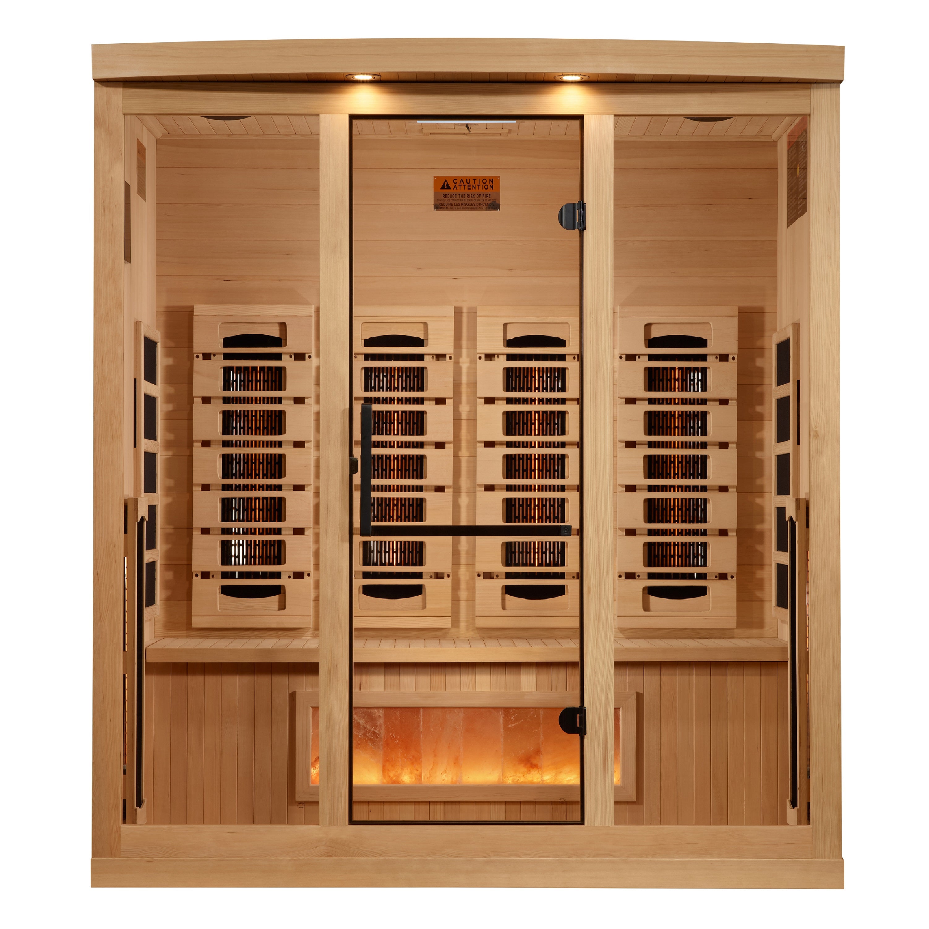 Golden Designs Reserve Edition 4 Person Full-Spectrum Infrared Sauna – GDI-8040-03