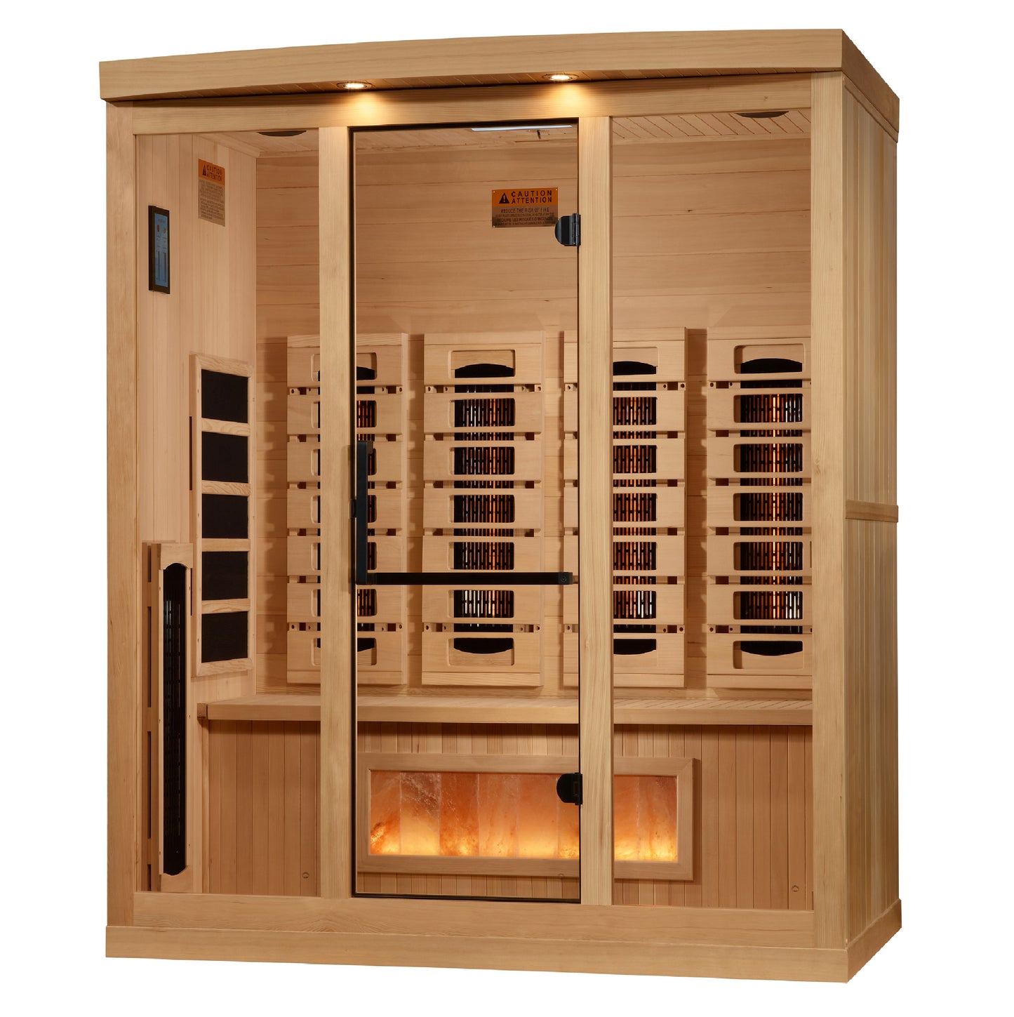 Golden Designs Reserve Edition 4 Person Full-Spectrum Infrared Sauna – GDI-8040-03