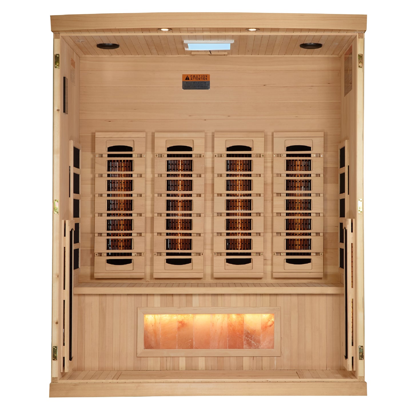 Golden Designs Reserve Edition 4 Person Full-Spectrum Infrared Sauna – GDI-8040-03