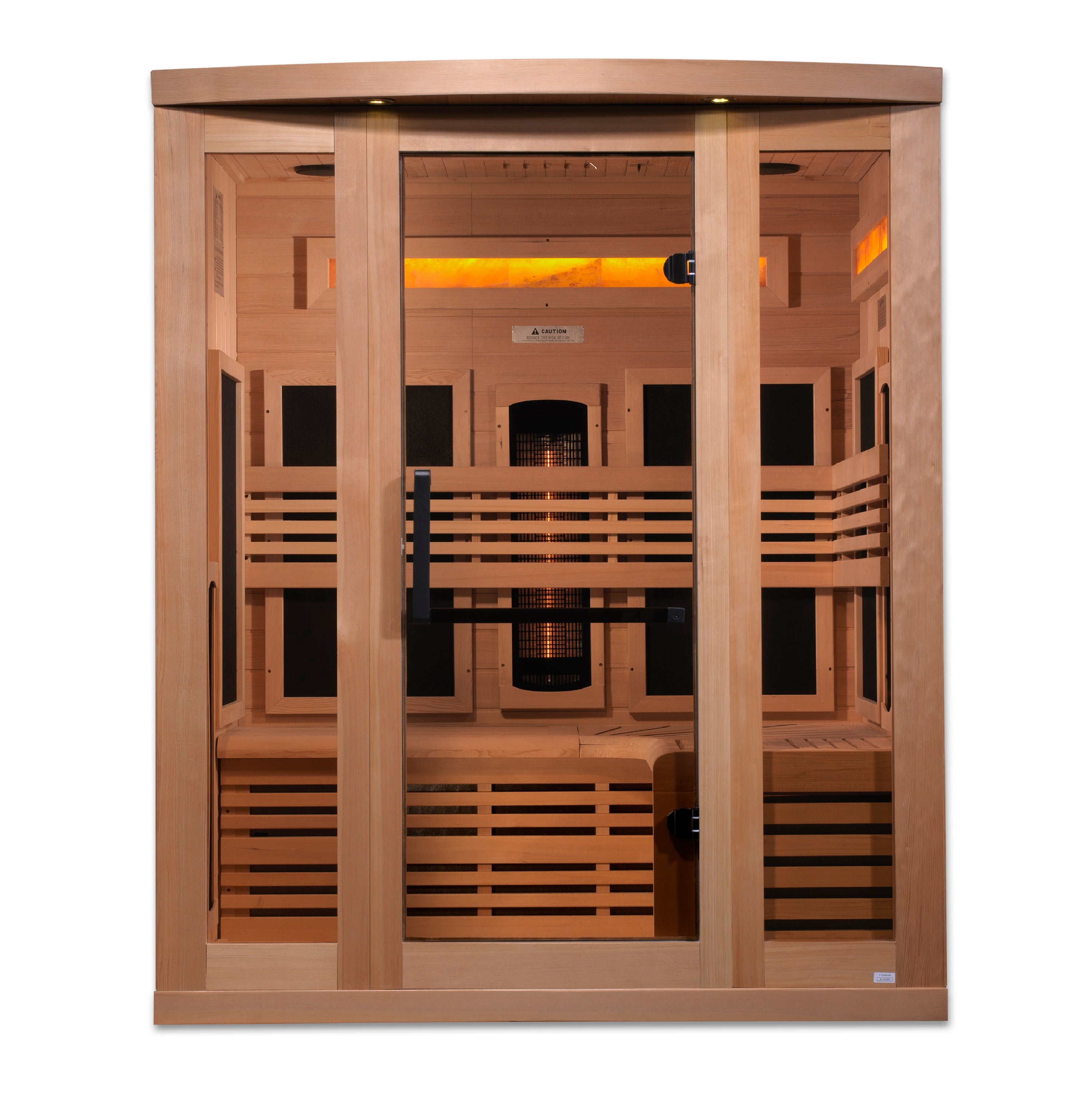 Golden Designs Reserve Edition 3 Person Full-Spectrum Infrared Sauna – GDI-8230-01