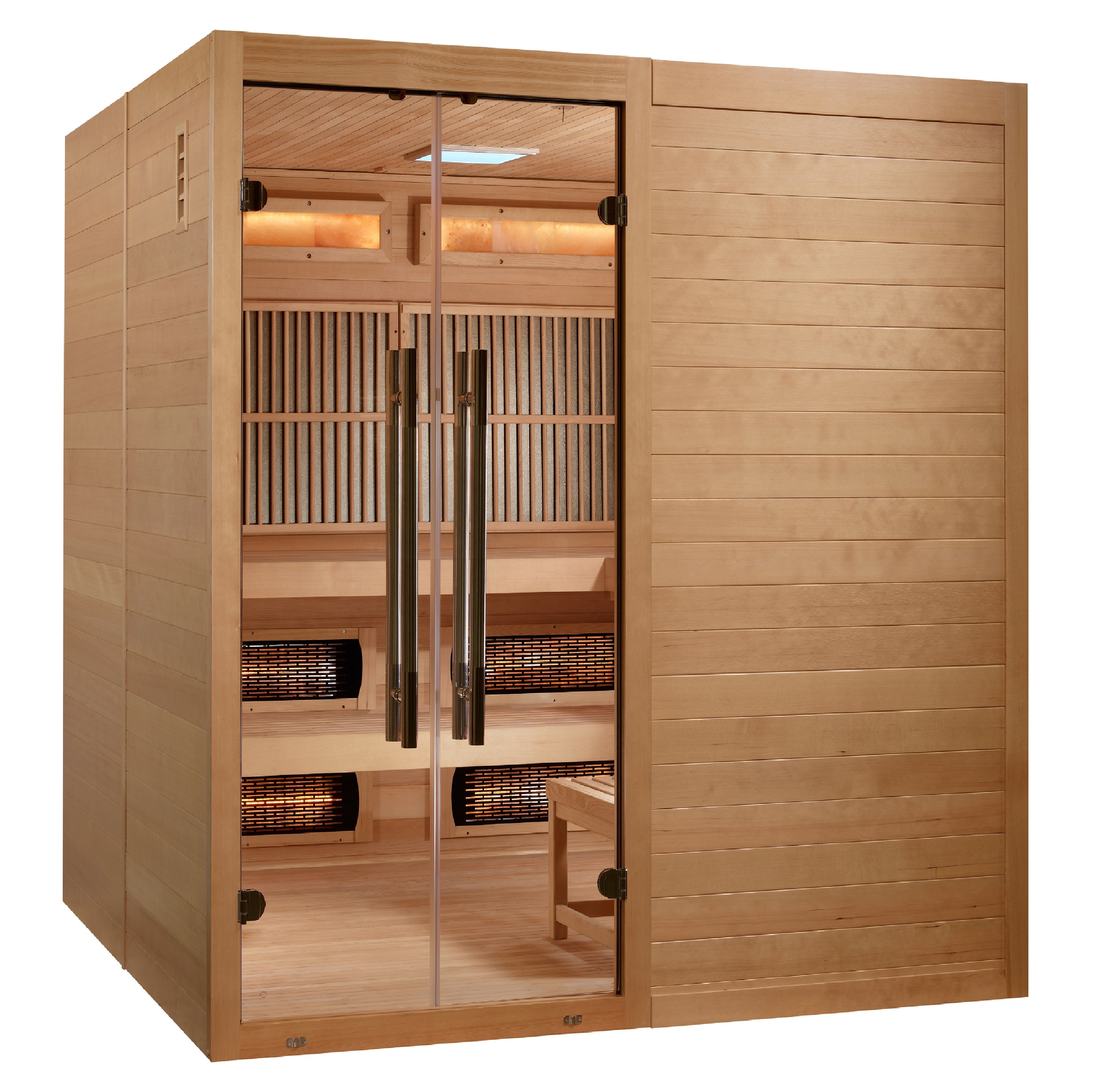 Golden Designs 2025 Toledo 6 Person Hybrid Sauna – GDI-8360-01