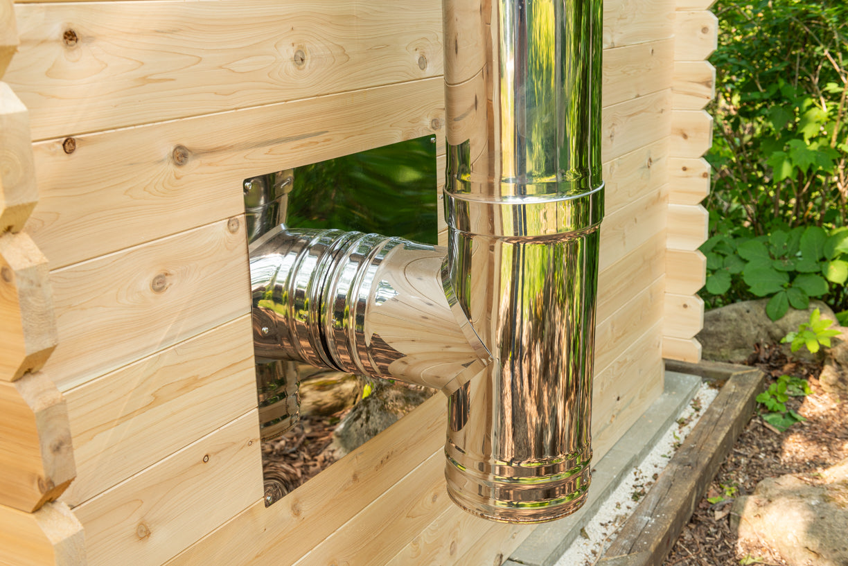 Dundalk Leisure Canadian Timber Georgian Cabin Sauna with Changeroom - CTC88CE