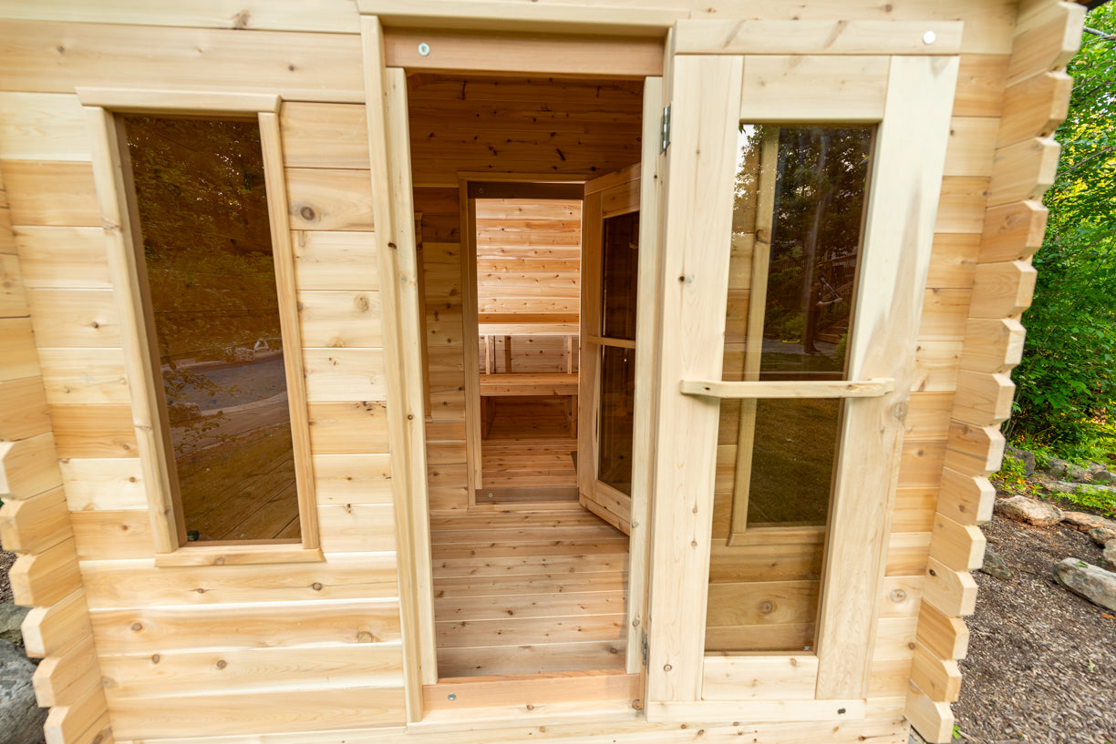 Dundalk Leisure Canadian Timber Georgian Cabin Sauna with Changeroom - CTC88CE