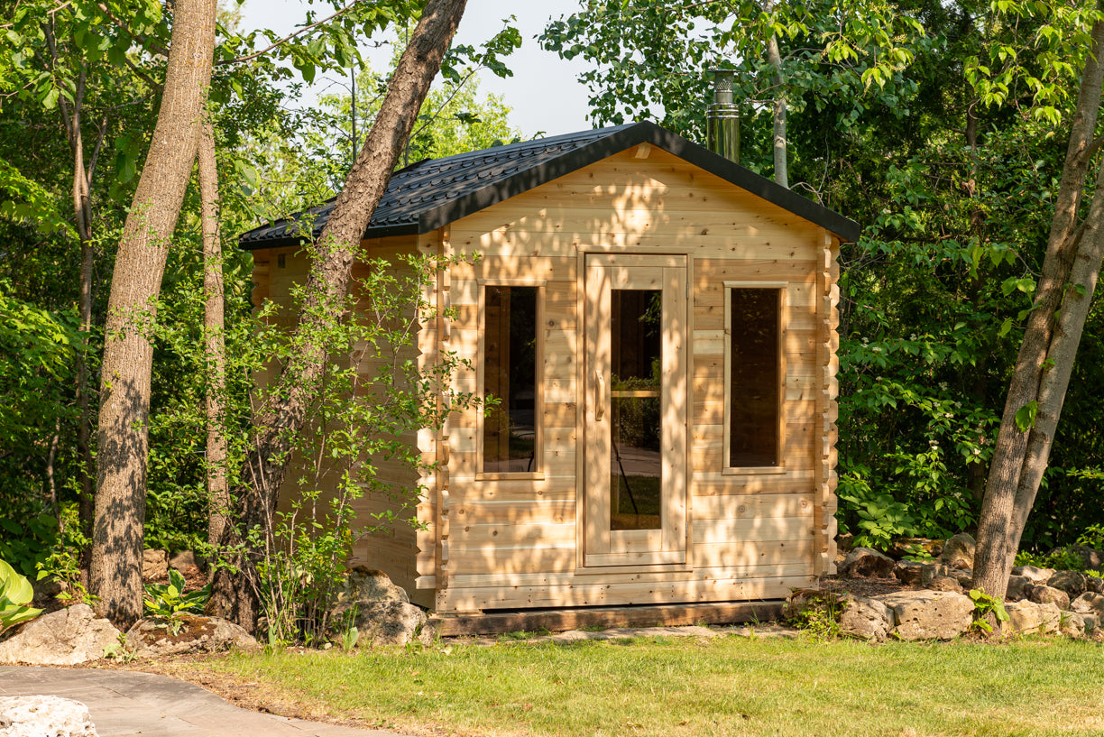 Dundalk Leisure Canadian Timber Georgian Cabin Sauna with Changeroom - CTC88CE