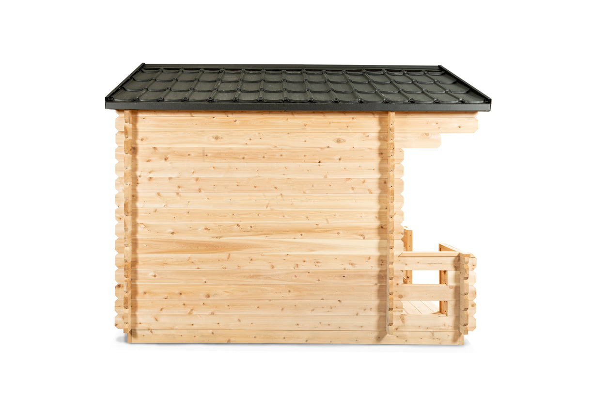 Dundalk Leisure Canadian Timber Georgian Cabin Sauna with Porch - CTC88PE