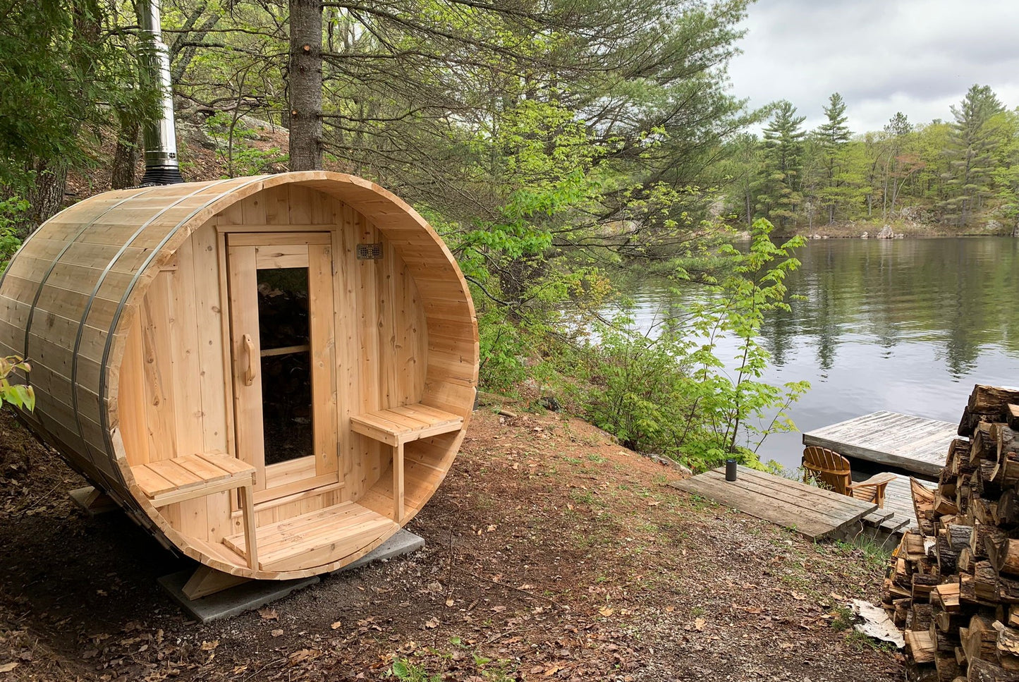 Dundalk Leisure CT Serenity Barrel Sauna