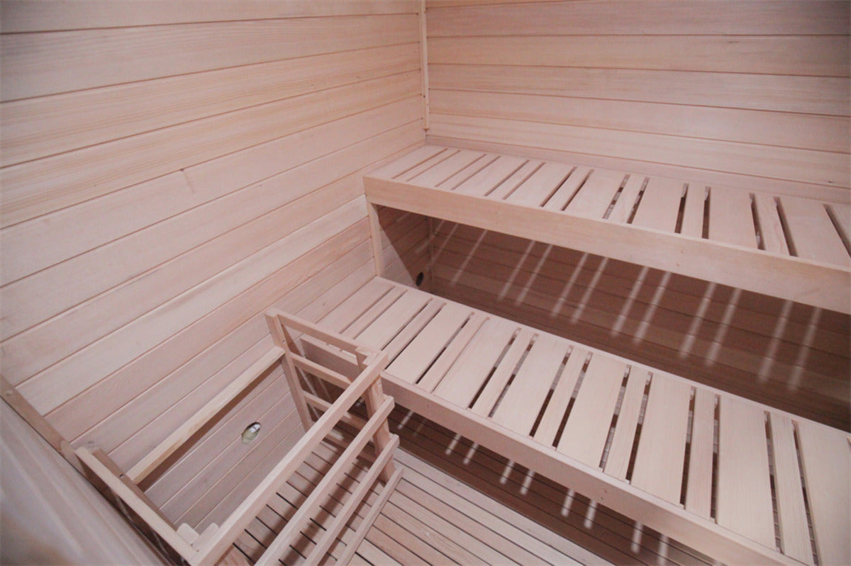 Modern Black Outdoor Sauna | Elegant Rectangular Design