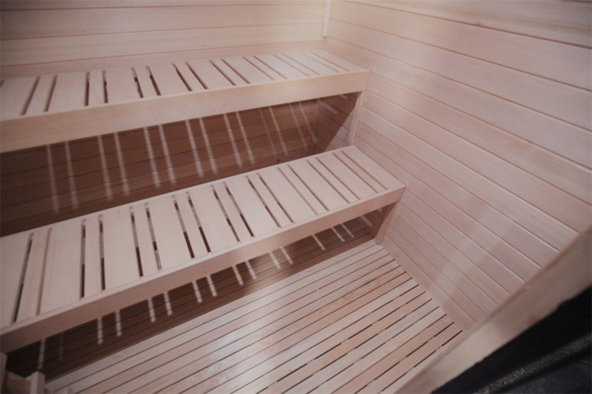 Modern Black Outdoor Sauna | Elegant Rectangular Design