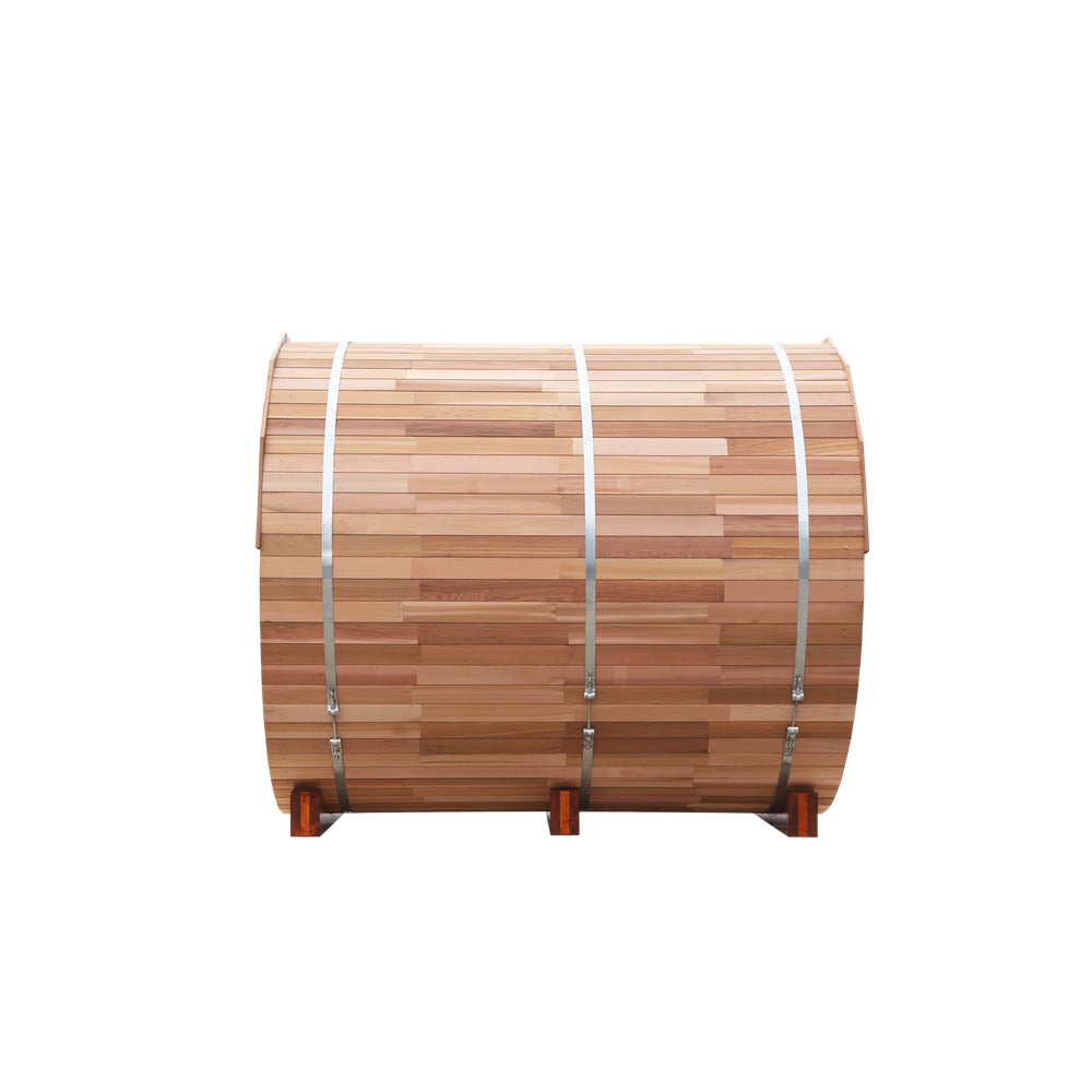 Luxury Barrel Sauna | Premium Outdoor Cedar Sauna with Complete Accessories