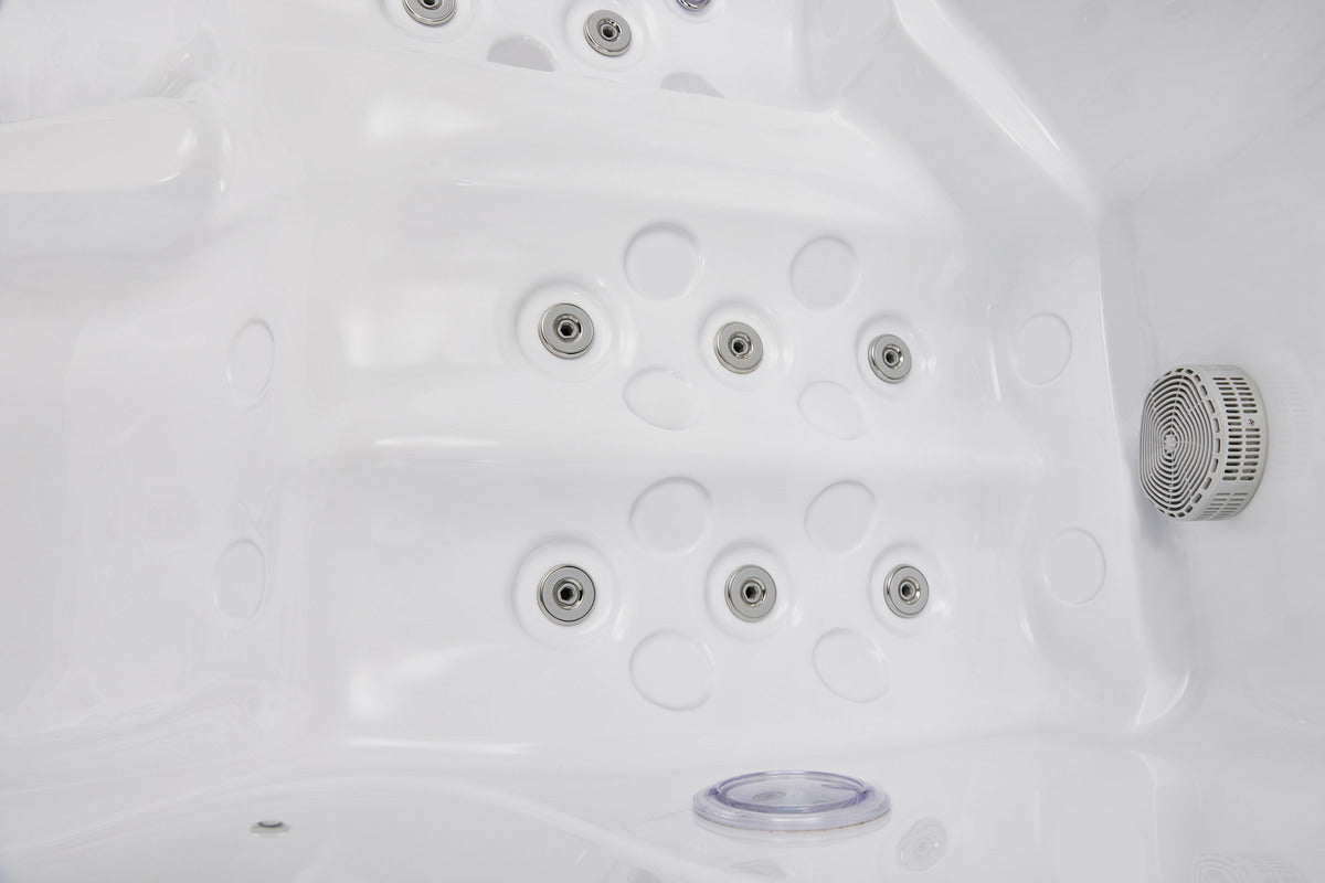 Luxurious Spa Hot Tub with Hydrotherapy Jets, Bluetooth, and LED Lights | OF-22