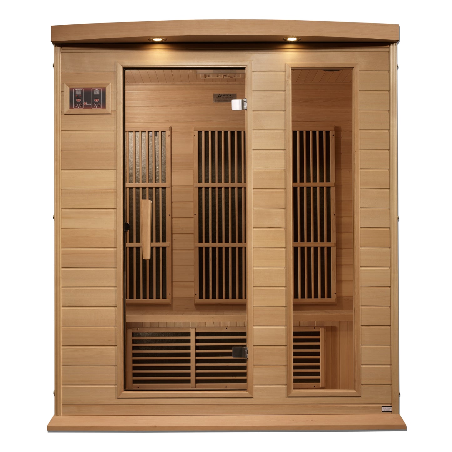 Golden Designs Maxxus 3 Person Near Zero EMF Infrared Sauna – MX-K306-01-ZF