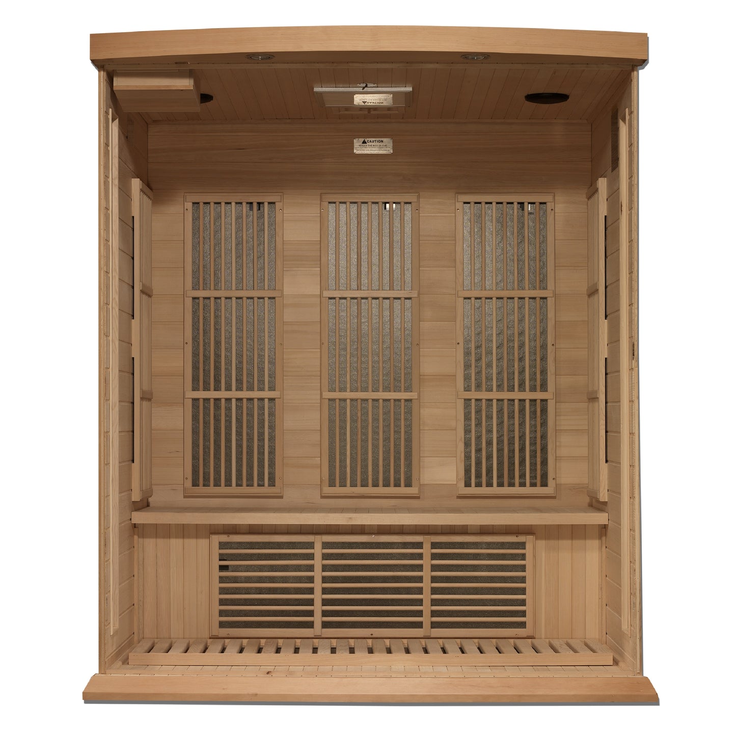 Golden Designs Maxxus 3 Person Near Zero EMF Infrared Sauna – MX-K306-01-ZF