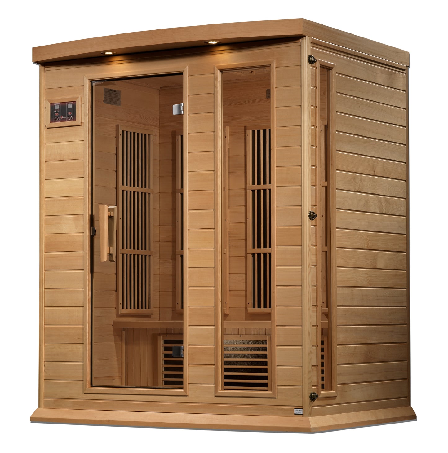 Golden Designs Maxxus 3 Person Near Zero EMF Infrared Sauna – MX-K306-01-ZF
