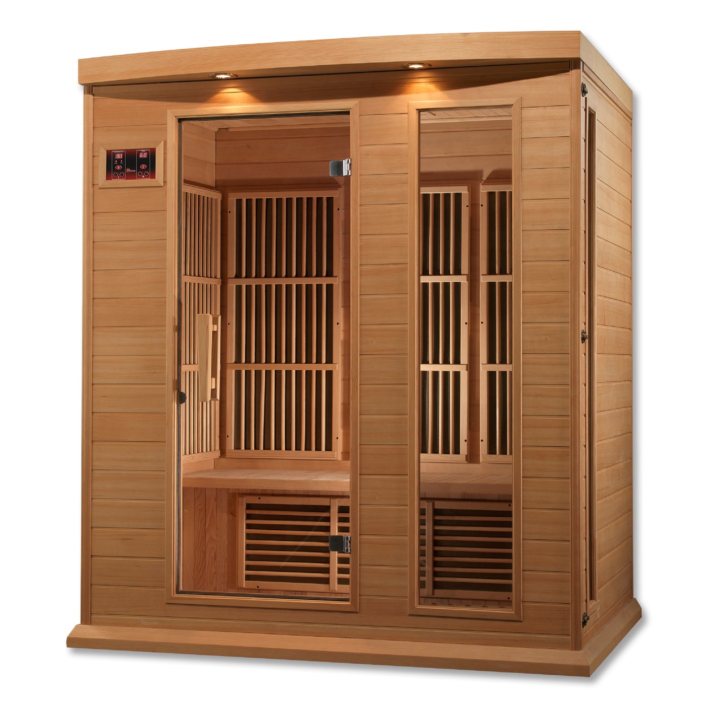 Maxxus 3 Person Low EMF Infrared Sauna – MX-K306-01
