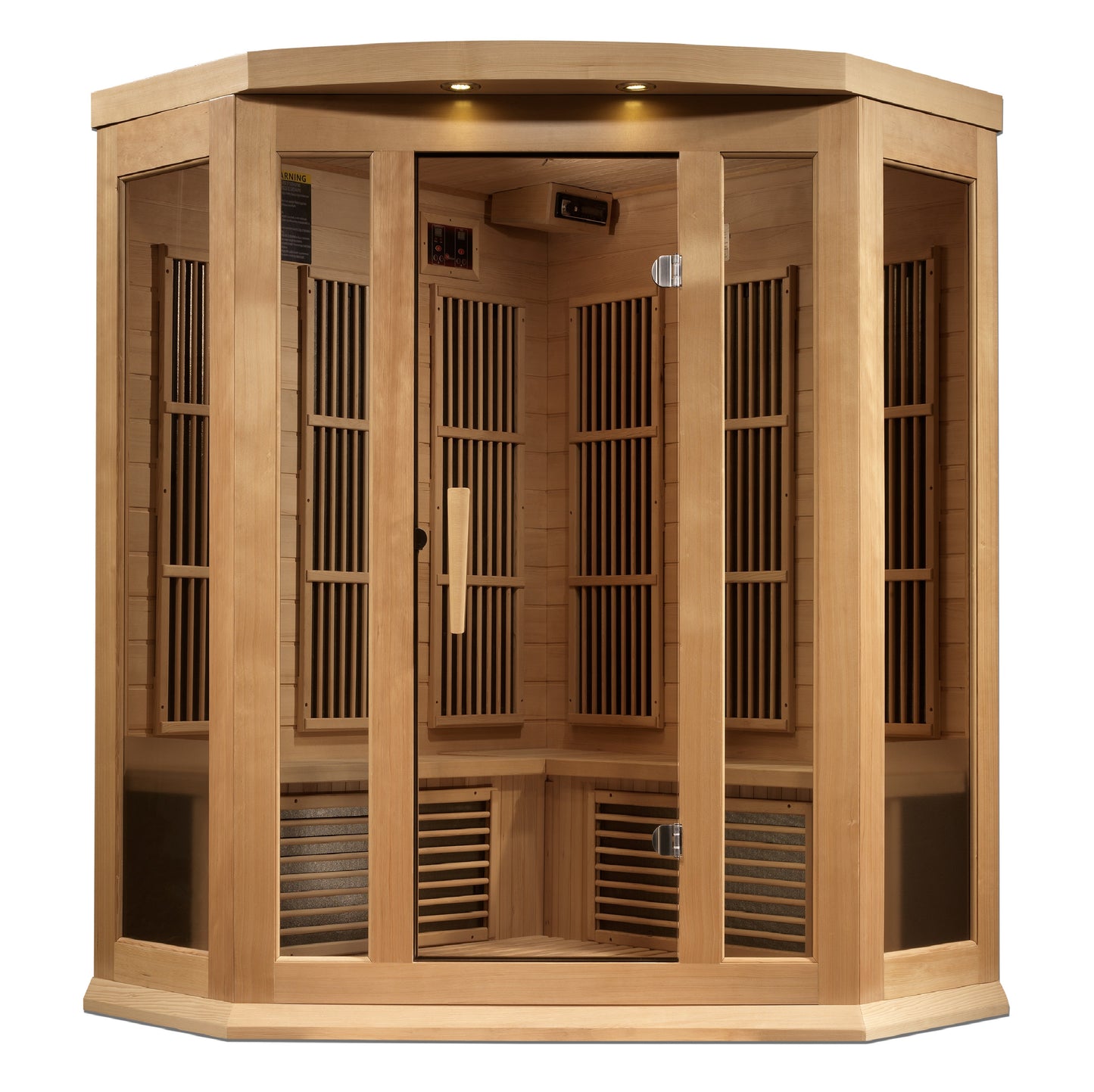 Maxxus Avignon Edition 3 Person Corner Infrared Sauna – MX-K356-01-ZF