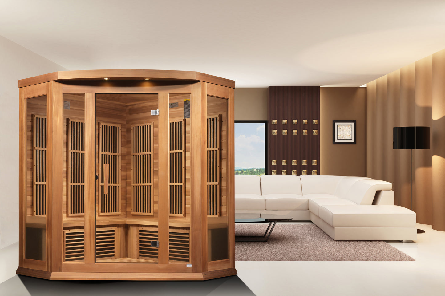 Maxxus 3 Person Low EMF Infrared Sauna – MX-K356-01