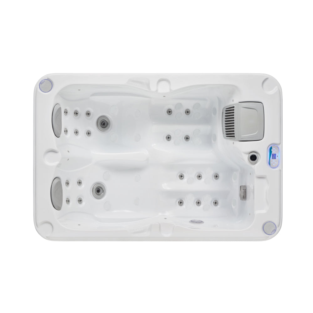 Luxury 4-Person Outdoor Spa Hot Tub with Advanced Jets, Bluetooth, and LED Lighting | OF-21