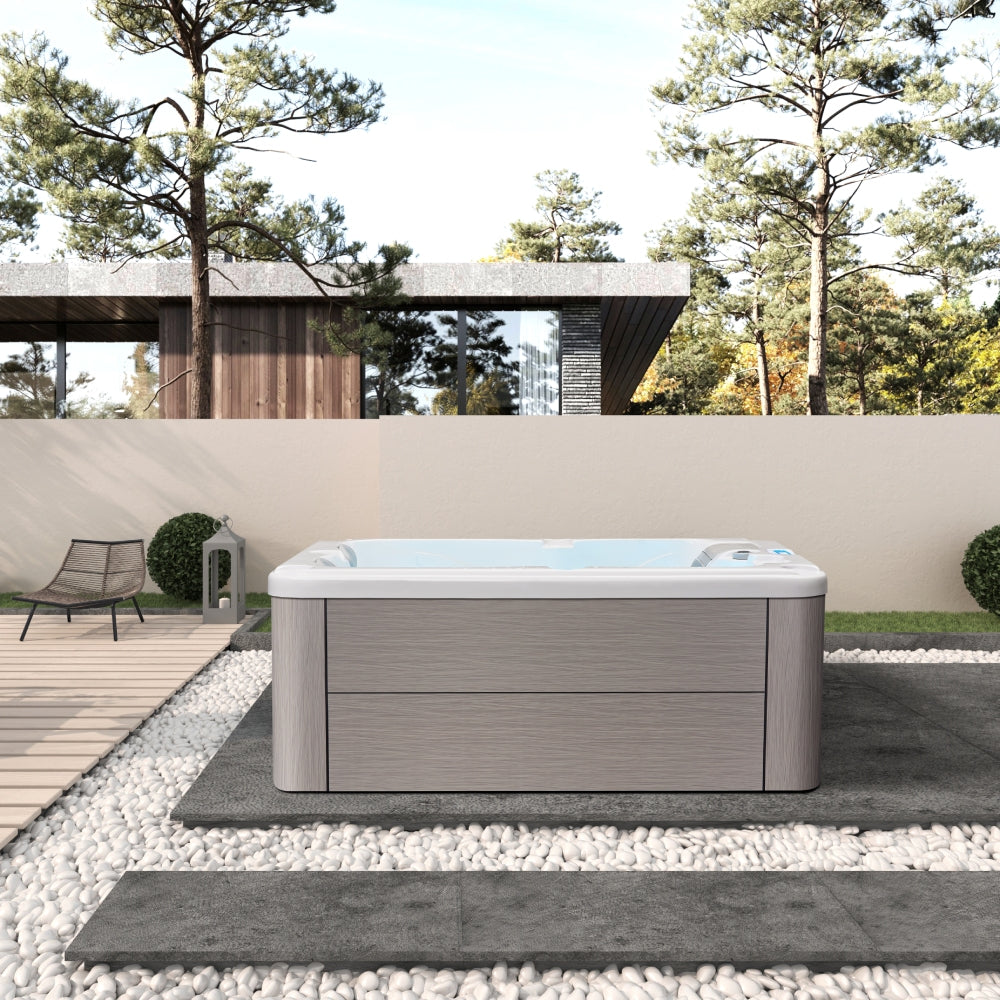 Luxury 4-Person Outdoor Spa Hot Tub with Advanced Jets, Bluetooth, and LED Lighting | OF-21