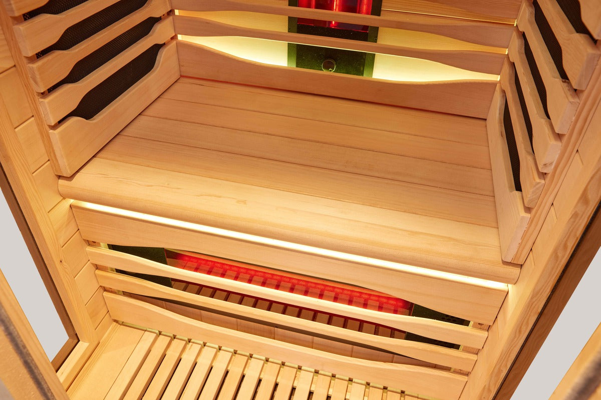 Modern Infrared Sauna with MXD2022 Control & WIFI Connectivity