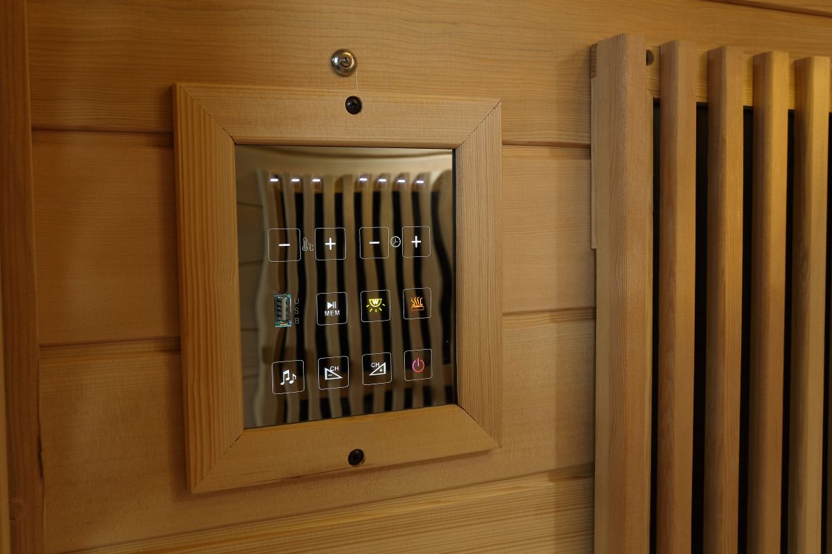 Luxury Infrared Sauna with Mica Carbon Heater