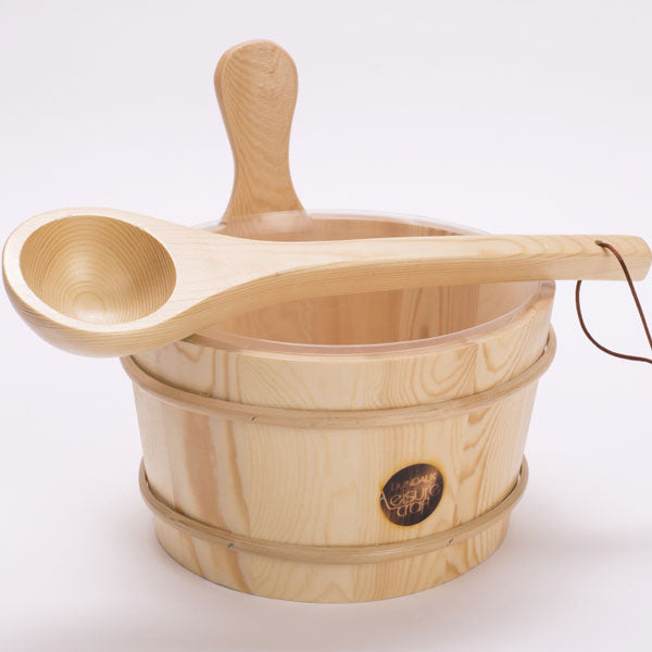 Wooden Bucket & Ladle - AEC-LeisureCraft