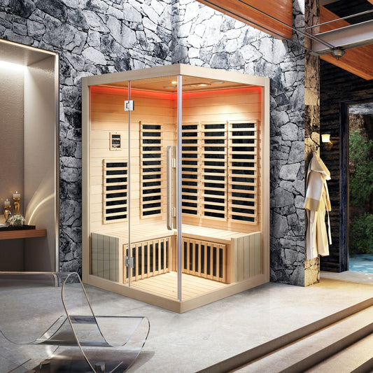 Comfortable Infrared Sauna with Mica Carbon Heaters | CIS-05