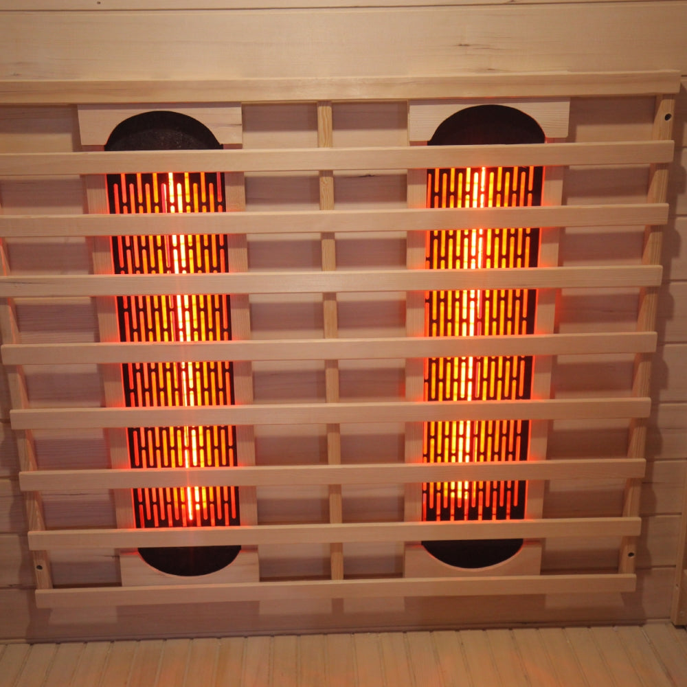 Premium Infrared Sauna with Mica Carbon Heaters and Colortherapy | CIS-06