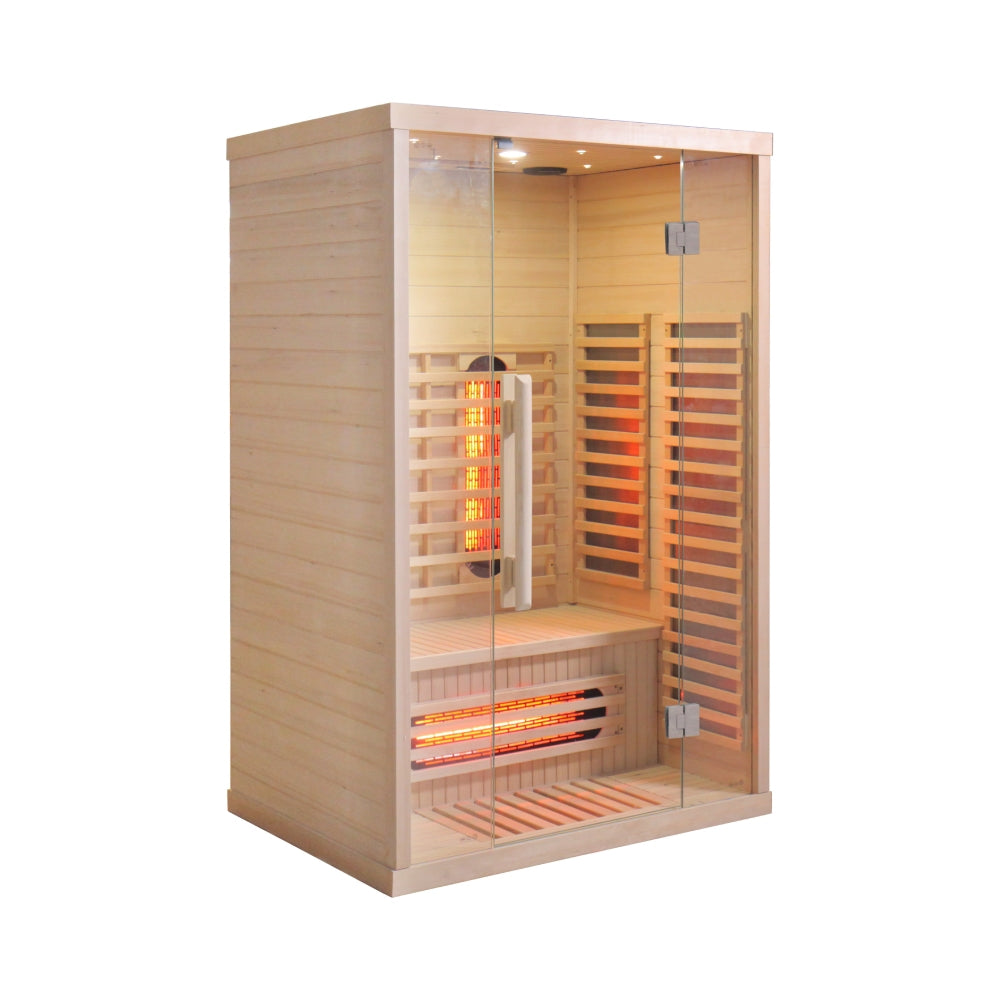 Premium Infrared Sauna with Mica Carbon Heaters and Colortherapy | CIS-06
