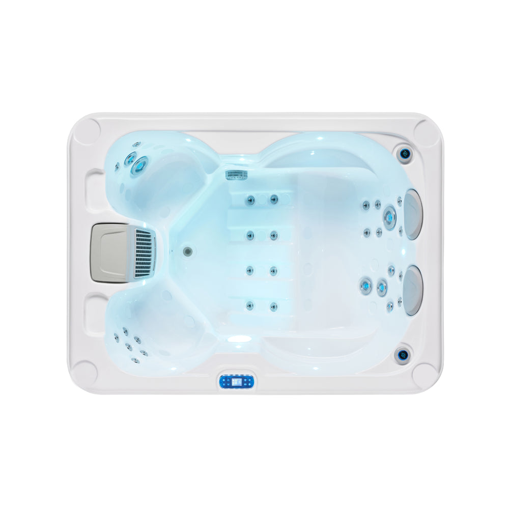 Premium Outdoor Spa Hot Tub with 31 Hydrotherapy Jets, Bluetooth, and LED Lighting | OF-42