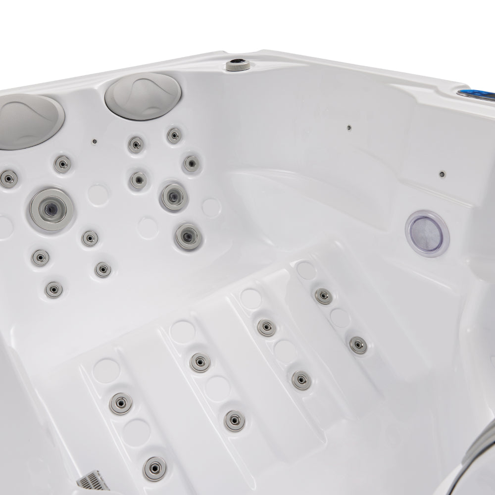 Premium Outdoor Spa Hot Tub with 31 Hydrotherapy Jets, Bluetooth, and LED Lighting | OF-42
